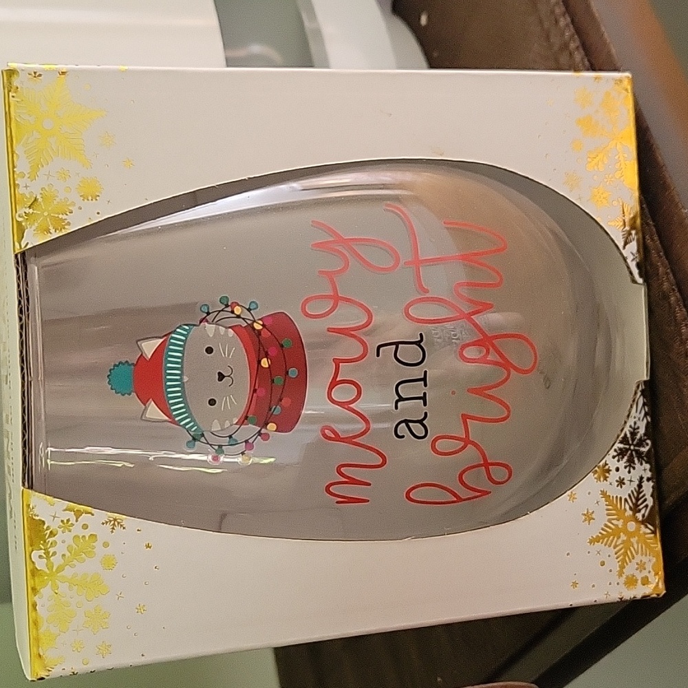 Oversized Stemless Wine Glass NIB